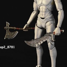 1/12 Scale Metal Axe Blade Of Chaos Model For...