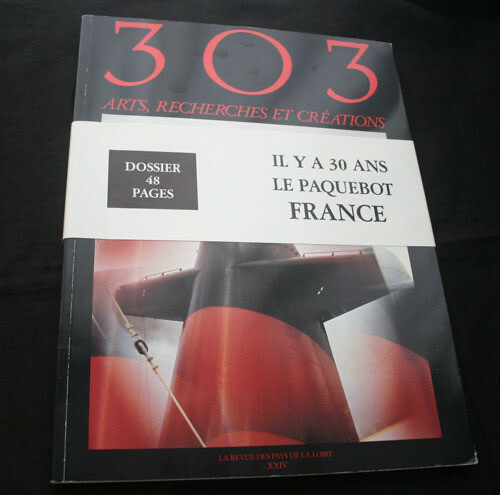 303 French Line SS FRANCE 30 Years Ago Book