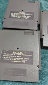 LOT OF 3 GAMES FOR THE NES Wheel of Fortune, Golf & Track and field 2