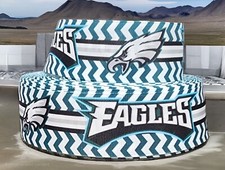 1.5 INCH Eagles GROSGRAIN RIBBON Hair Bow Philadelphia Football Team 1007749