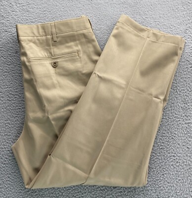 Lands' End | Pants | Lands End Mens Casual Chino Pants 37 Traditional Fit Light Khaki Brown Cotton 6515c2293fd8e7d0cbdcbbac