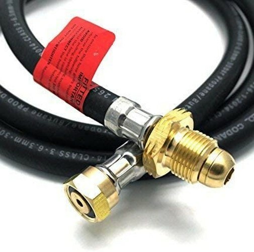 Caravan Propane Pigtail Gas Hose Connector 1500mm