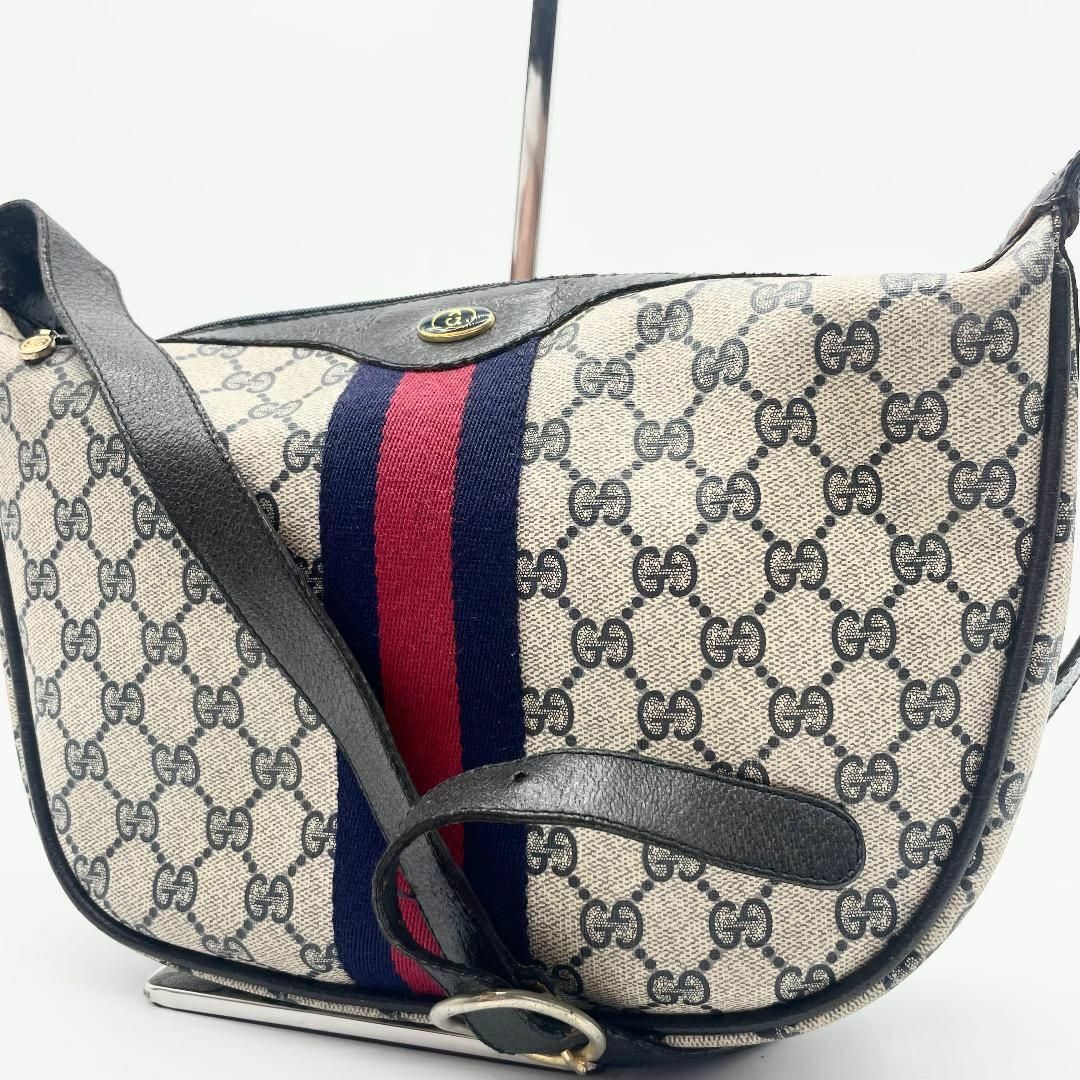 Gucci Shoulder Bag GG PVC Leather Navy Acuseco 21 x 29 x 8cm | eBay