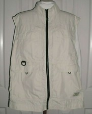 EDDIE BAUER MEN'S SPORTS SAFARI TRAVEL VEST BEIGE TAN SIZE XXL MADE IN USA