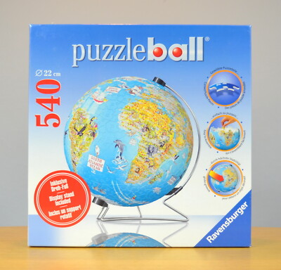 RAVENSBURGER 540 Piece Puzzleball - Display Stand Included * Made in Germany
