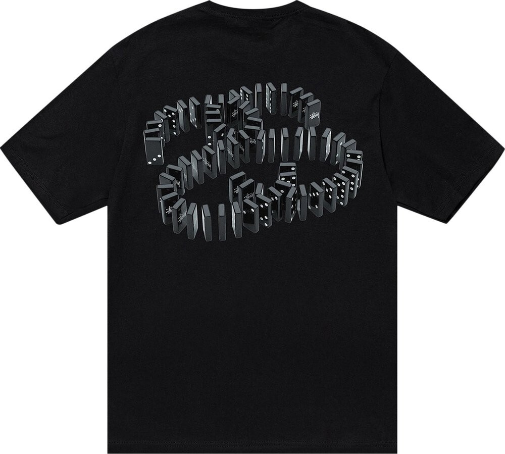 Stussy Dominoes Tee Black (Size LARGE) NWT | eBay