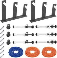 3 Roller Wall Mounting Manual Background Support System, Including Two 2 Tri-Fo