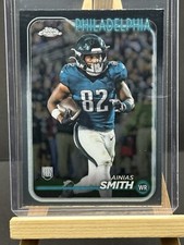 Ainias Smith 2024 Topps Chrome Football Philadelphia Eagles Rookie Card #286