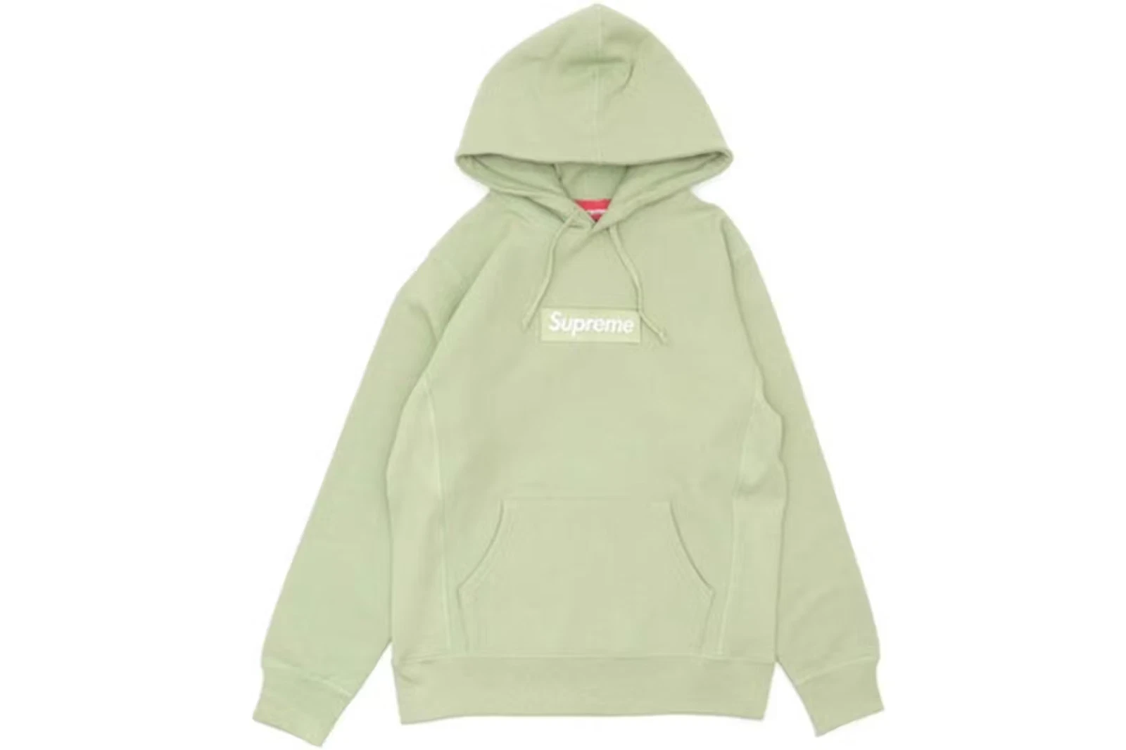 Sweat shirt à capuche logo Supreme Box (FW16) Sage   Taille Large