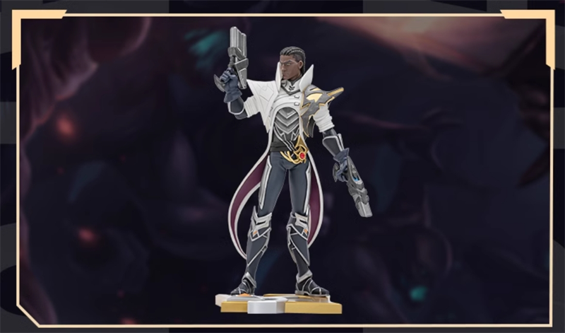 Lucien’s Luck Funktified Enforcers 7inch League of Legends LOL Lucian Action Figure The Purifier PVC Model
