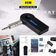 Wireless Bluetooth 3.5mm AUX Audio Stereo Music Car Receiver Adapter New Kit