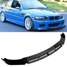 For 328i 335i E90 E60 Front Rear Bumper Lip Spoiler Splitter Body Kit Gloss BK