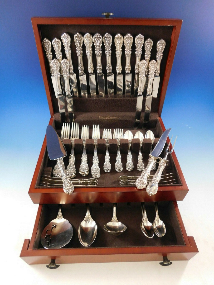 純銀　Reed & Barton Francis I ティースプーン2本 Francis I by Reed & Barton Sterling Silver Flatware Set 8