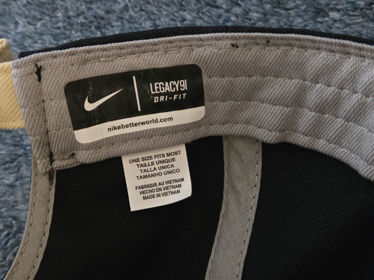 Nike Purdue Boilermakers Hat Mens Adjustable Legacy91 Dri 