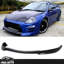 Front Bumper Lip Fits 00-02 Mitsubishi Eclipse SS Style Spoiler Unpainted PU