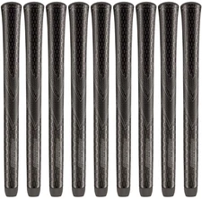 JumboMax JMX Ultralite BLACKOUT Golf Grips - "Medium" Size (+5/16") - Set of 9