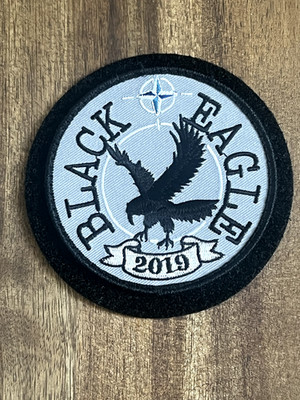 Black Eagle 2019 Bundeswehr Patch Klett Rückseite (7)