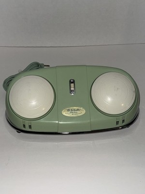 Dr. Scholls Dual Head Foot Massager Mint Green Electric Vibrating  Tested | eBay