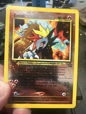 entei pokemon promo card Entei Reverse Holo WOTC Black Star Pokmon 3: The MovieIllus. Ken Sugimori Happy #FireFriday  Bringing you this super nostalgic movie promo of the Legendary Beast, Entei, that I can remember flip a coin Pokmon TCG Entei Wizards Black