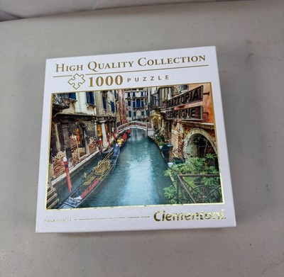 Clementoni 1000 Piece Puzzle   Venice Canal   High Quality    Made in Italy