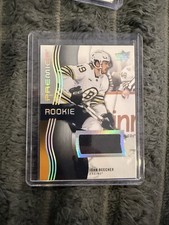 2023-24 UPPER DECK PREMIER ROOKIE JOHN BEECHER JERSEY PATCH HOCKEY RC #144