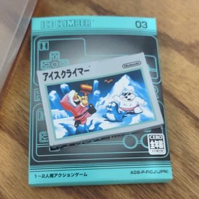 Nintendo Ice Climber Famicom Mini Game Boy Advance Japan Sleeve Included CIB