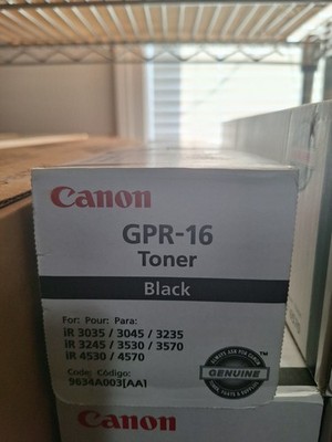 GENUINE CANON GPR-16 BLACK TONER - 9634A003[AA] - FREE SHIPPING - NEW