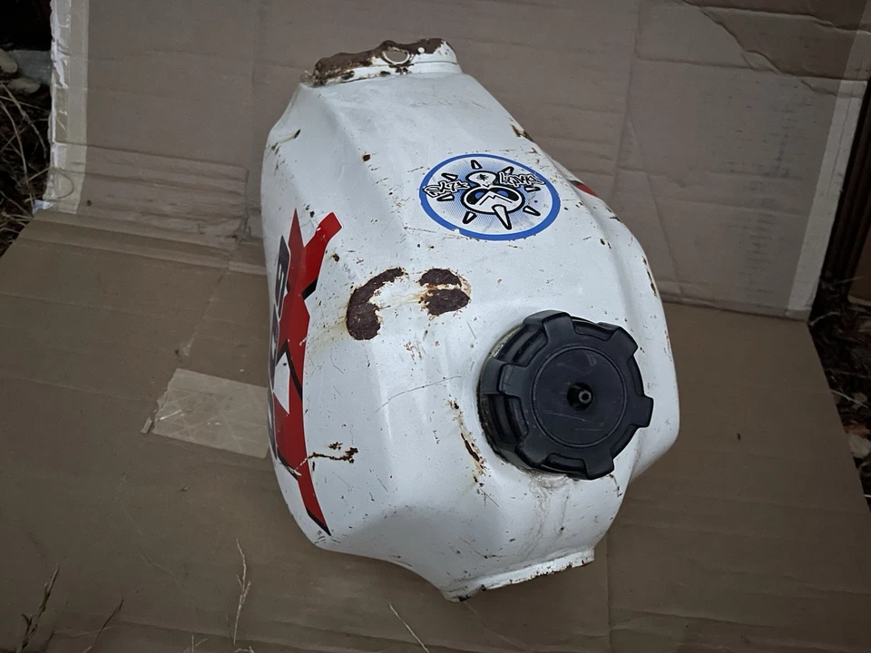 Yamaha XT600 XT 600 1985 OEM tanque de gasolina pila de combustible con tapa moto de tierra motocicleta Foto 2 de 4