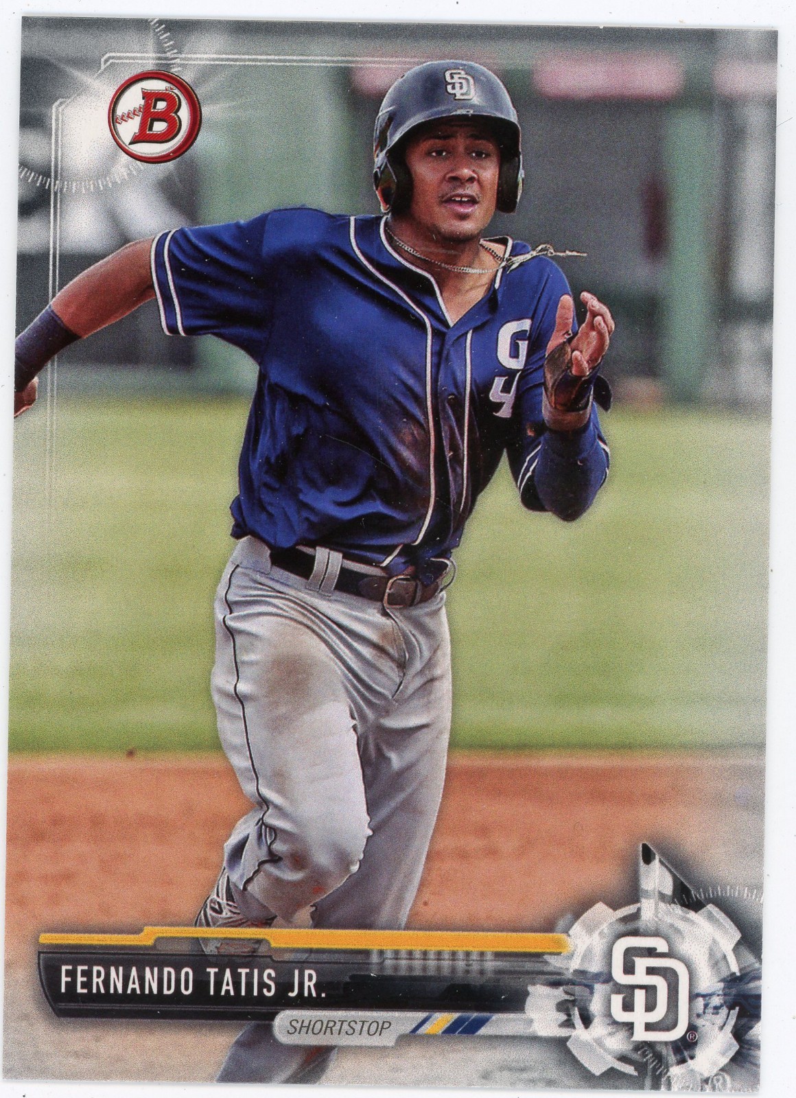 2017 Bowman Draft Prospect Rookie Fernando Tatis Jr #71 Padres