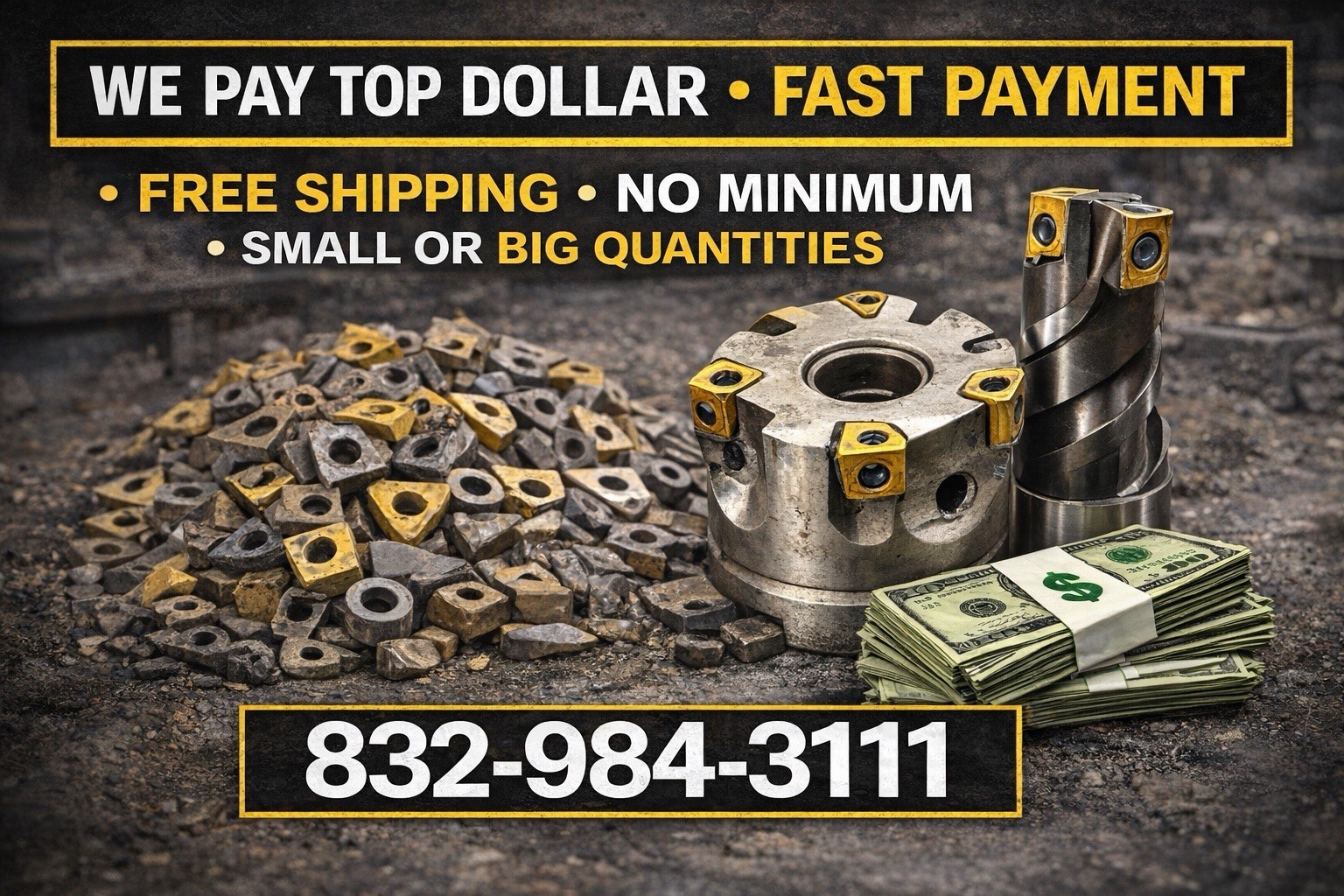 Paid Insert SCRAP CARBIDE INSERTS & TOOLS | TOP DOLLAR PAID | FREE SHIPPING | FAST ...