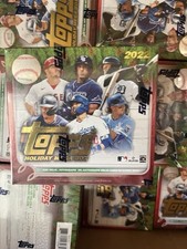 Topps 2022 Holiday Mega Box Baseball Sealed Holiday Hat Relics Autograph Relics