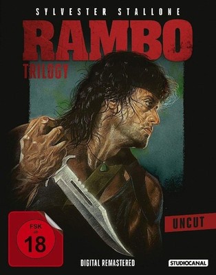 Rambo 1+2+3 Trilogie First Blood, Der Auftrag Uncut              | Blu-ray | 059
