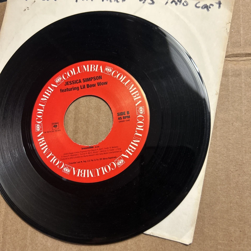 Jessica Simpson Irresistible/Featuring Lil Bow Wow Columbia 45 - Image 4 of 4