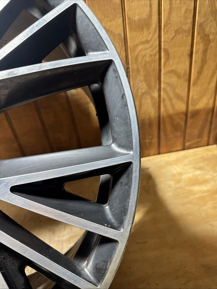 "Llanta original de fábrica 58983 Audi A7 negra mecanizada OEM 20"" 2016-2018" Foto 4 de 4