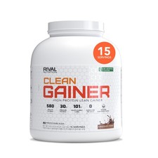 Rival Nutrition Clean Gainer Protein Powder – 5LB 5 Pound (Pack of 1)  14.54 per gallon