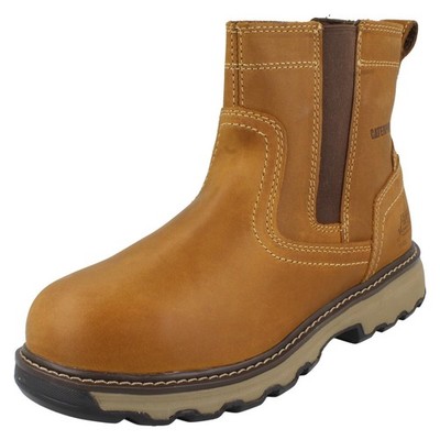 Herren Caterpillar Leather Hineinschlüpfen Sicherheitsschuhe Pelton St S1 Pl Hro