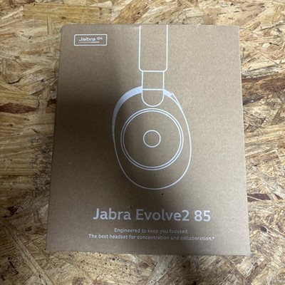 Jabra Evolve2 85 UC Wireless Noise Cancelling Stereo Headset 28599-989-899 Black