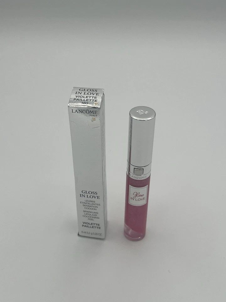 LANCOME GLOSS IN LOVE BRILLO LABIAL BRILLO * 383-Violeta Lentejuelas* EN CAJA Foto 3 de 4