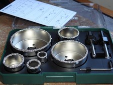 Parkside Ceramic/Tile/Stone/Board/Concrete/Wood - Carbide Hole Cutter Set