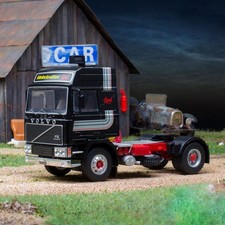 ixo TR160 1/43 Volvo F12 Globetrotter 1981 Black Model Car