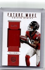 2019 Panini Encased Future Wave Materials /75 Calvin Ridley #FW9 Titans Falcons