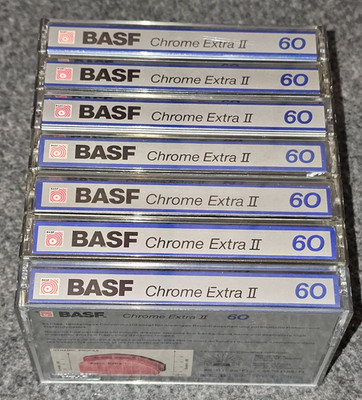 Basf Chrome Extra II 60 *UNBESCHRIFTET* Audiokassette Tapes Version 1