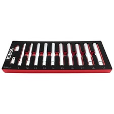 12PCS Deep Metric Socket Set 1/2 3/8-Inch Drive 12PT 8-10-12-13-14-15-16-17-1...