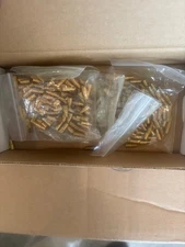 400+Brass Ferrules .48 long lg end .209 od .187 id   sm end .163 od .119 id