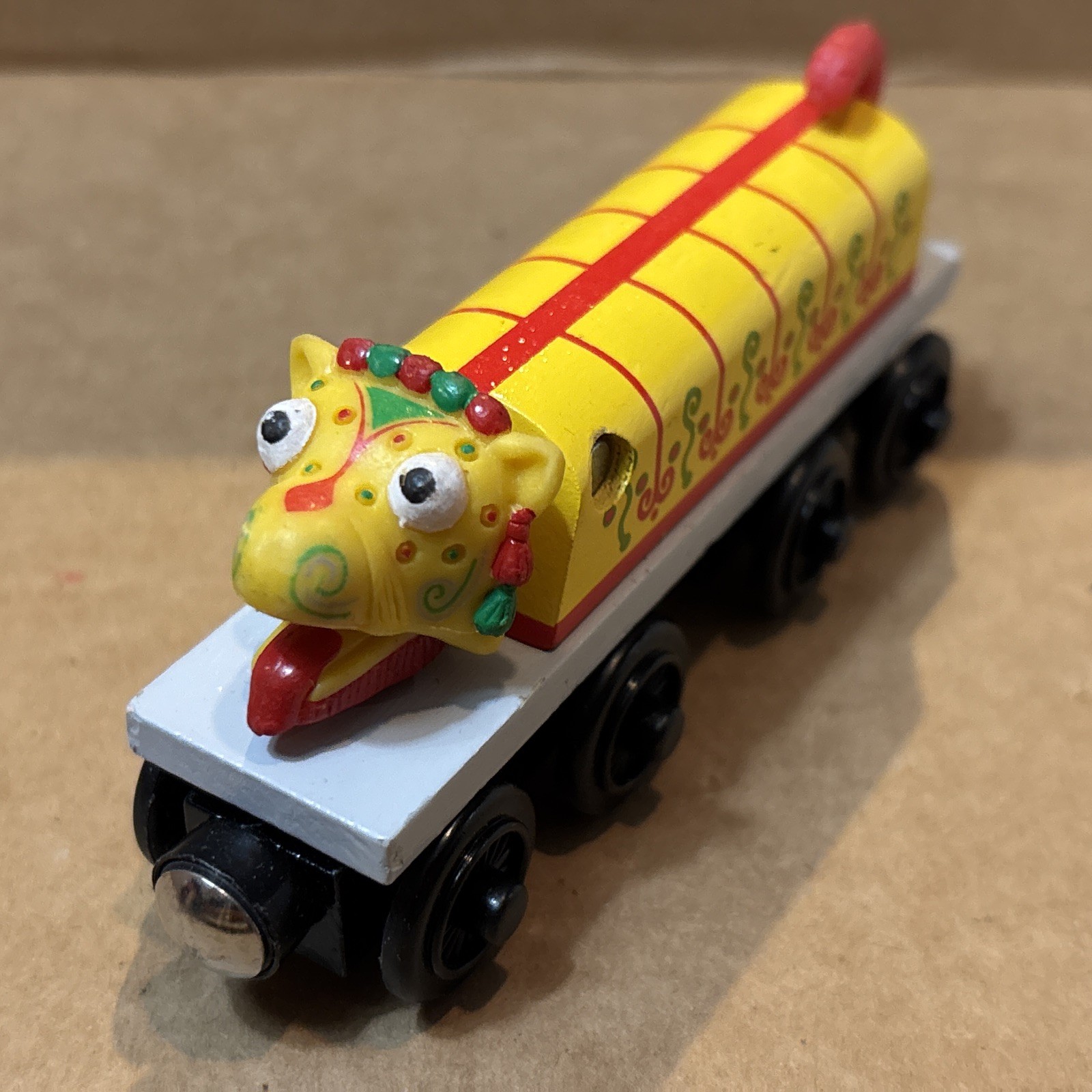2003 Thomas & Friends Wooden Railway Chinese Dragon Train Car Tank Engine Pre-Owned