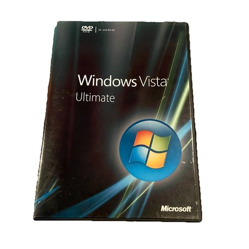 Windows Vista Ultimate 32/64 Bit DVD Microsoft Excellent