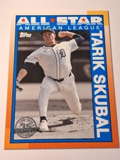 2025 Topps #90AS-1b Tarik Skubal 1990 Topps Baseball 35th Anniversary All-Stars