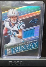 2018 Panini Spectra - Sunday Spectacle Christian McCaffrey #45 /199 (MEM)