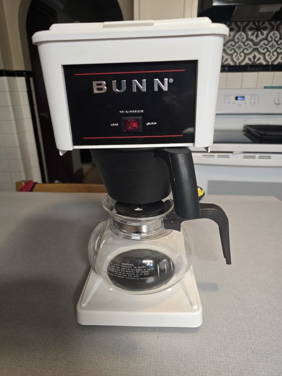 Vintage Bunn Velocity Brew B-10W White Home Coffee Maker Drip Coffee  Machine | eBay