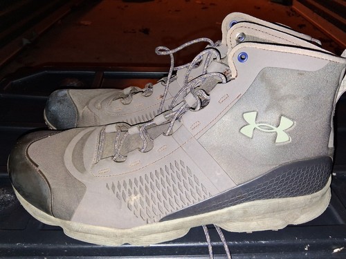 Under Armour Men’s Speedfit 2.0 Hiking Boots Size 12 Tan Brown - Picture 2 of 4